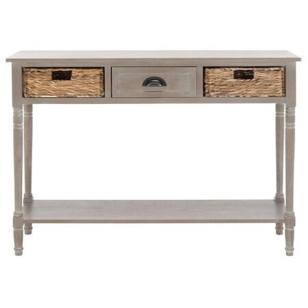 Safavieh Christa Console Table- Vintage White - 31.5 x 13.4 x 44.5 in. AMH5737E